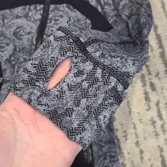 Lululemon Define Jacket *Brushed Rose Herringbone Black / Black - Picture 12 of 14